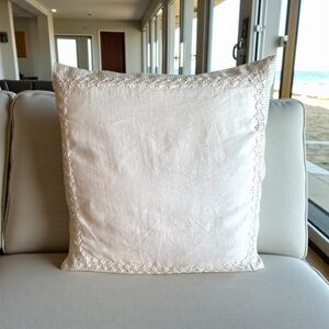 SERENA & LILY Linen Pillow Cover 26x26